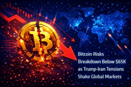 Bitcoin Risks Breakdown Below $65K Amid Trump-Iran Tensions