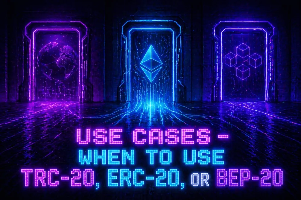 Use Cases – When to Use TRC-20, ERC-20, or BEP-20