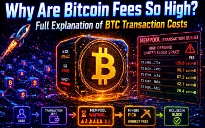 Why Are Bitcoin Fees So High? Full Explanation of BTC Transaction Costs