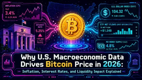 Why U.S. Macroeconomic Data Drives Bitcoin Price in 2026: Inflation, Interest Rates, and Liquidity Impact Explained