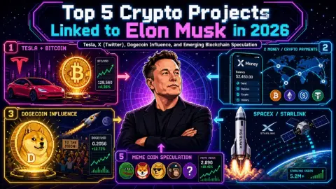 Top 5 Crypto Projects Linked to Elon Musk in 2026: Tesla, X, Dogecoin Influence, and Emerging Blockchain Speculation
