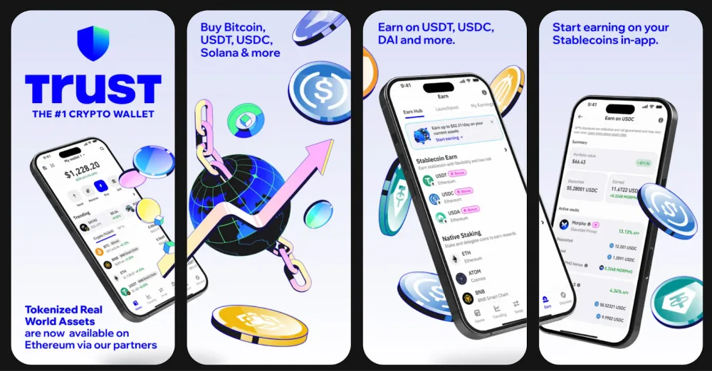 Trust Wallet mobile app