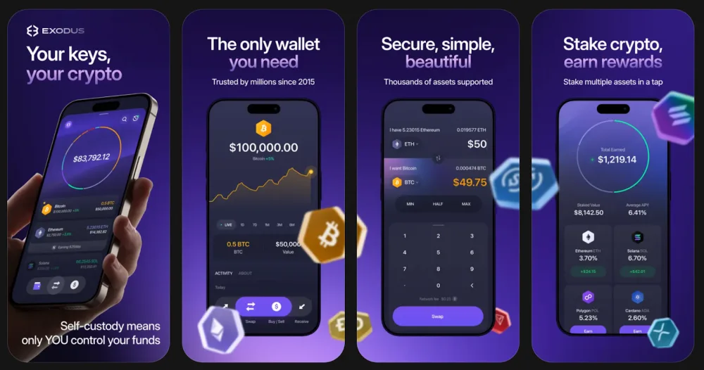 Exodus mobile app