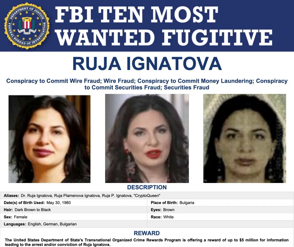 FBI: OneCoin Co-founder Ruja Ignatova