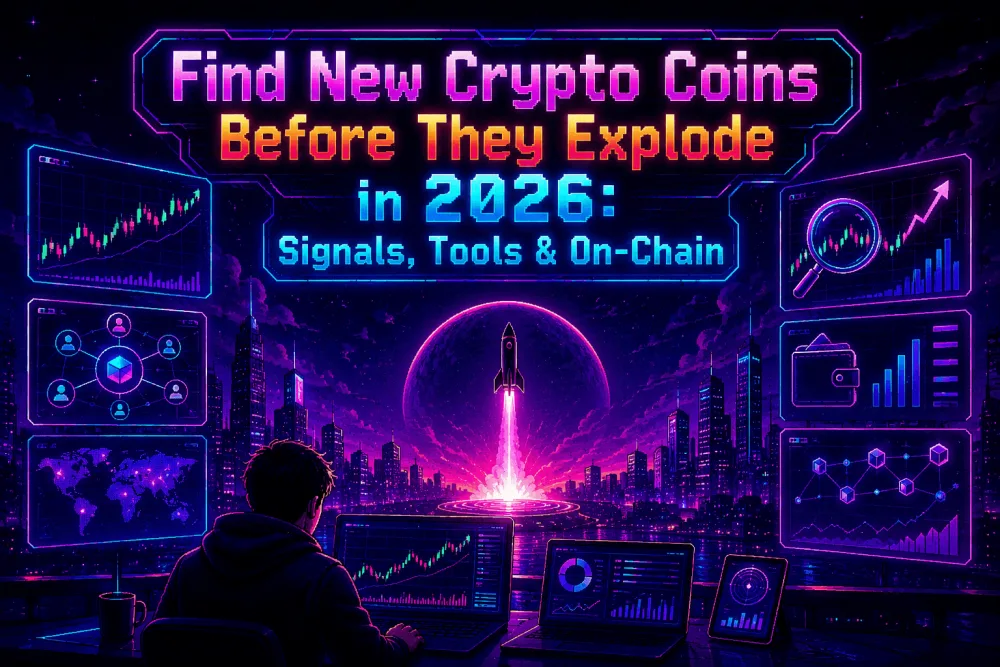 Find New Crypto Coins Before They Explode in 2026: Signals, Tools & On-Chain