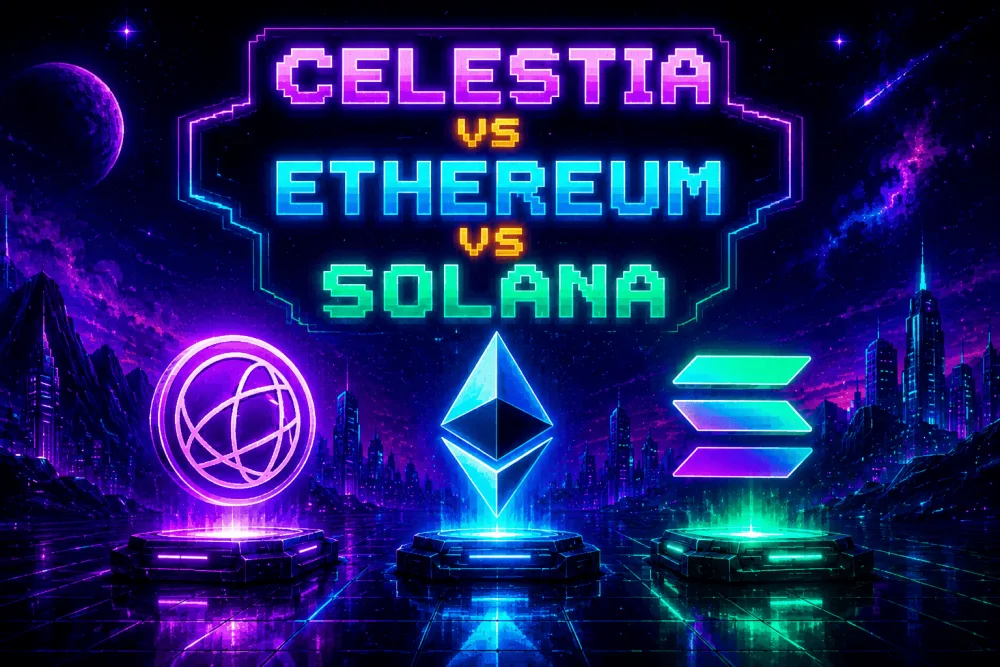 Celestia vs Ethereum vs Solana