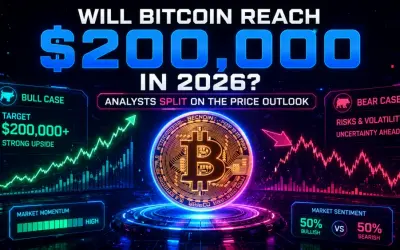 Will Bitcoin Reach $200,000 in 2026? Analysts Split on the Price Outlook