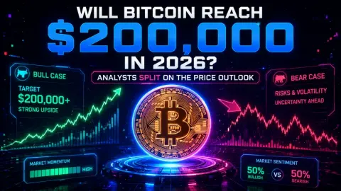 Will Bitcoin Reach $200,000 in 2026? Analysts Split on the Price Outlook