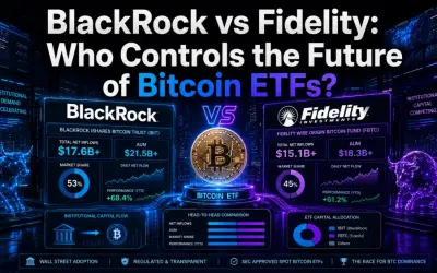 BlackRock vs Fidelity: Who Controls the Future of Bitcoin ETFs?