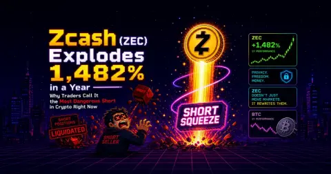 Zcash (ZEC) Soars 1,482% In a Year — Why Traders Call It the Most Dangerous Short in Crypto Right Now