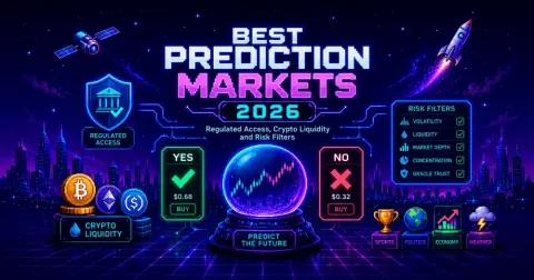 Best Prediction Markets 2026: Regulated Access, Crypto Liquidity and Risk Filters