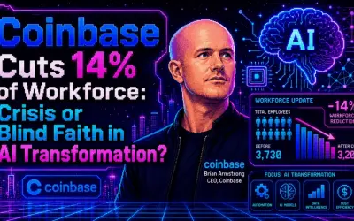 Coinbase Cuts 14% of Workforce: Crisis or Blind Faith in AI Transformation?