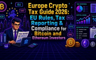 Europe Crypto Tax Guide 2026: EU Rules, Tax Reporting & Compliance for Bitcoin and Ethereum Investors