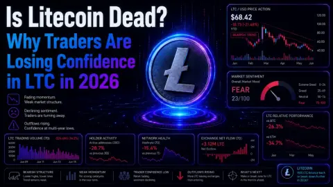 Ist Litecoin tot? Warum Trader 2026 das Vertrauen in LTC verlieren