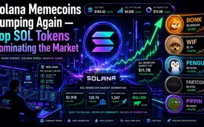 Top SOL Tokens Dominating the Market: Solana Memecoins Pumping Again