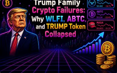 Trump Family Crypto Failures: Why WLFI, ABTC, and TRUMP Token Collapsed