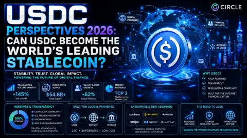 USDC Perspectives 2026: Can USDC Become the World’s Leading Stablecoin?