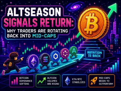 Altseason Signals Return: Why Traders Are Rotating Back Into Mid-Caps