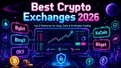 Best Cryptocurrency Exchanges 2026: Top 5 Platforms for Easy, Safe & Profitable Trading