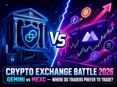 Crypto Exchange Battle 2026: Gemini vs MEXC — Where Do Traders Prefer to Trade?
