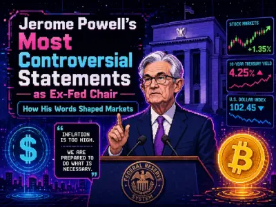 Jerome Powell’s Most Controversial Statements as Ex-Fed Chair: How His Words Shaped Markets