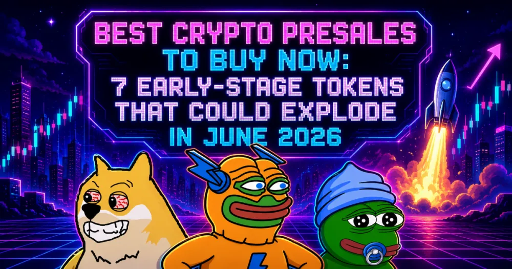 Best Crypto Presales to Buy Now: 7 Early-Stage Tokens That Could Explode in June 2026
