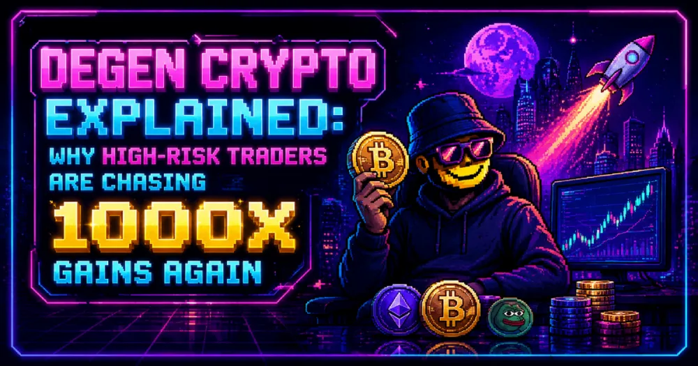 Degen Crypto Explained: Why High-Risk Traders Are Chasing 1000x Gains Again