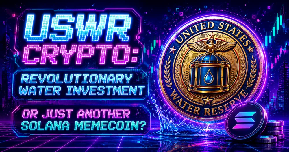 USWR Crypto: Revolutionary Water Investment or Just Another Solana Memecoin?