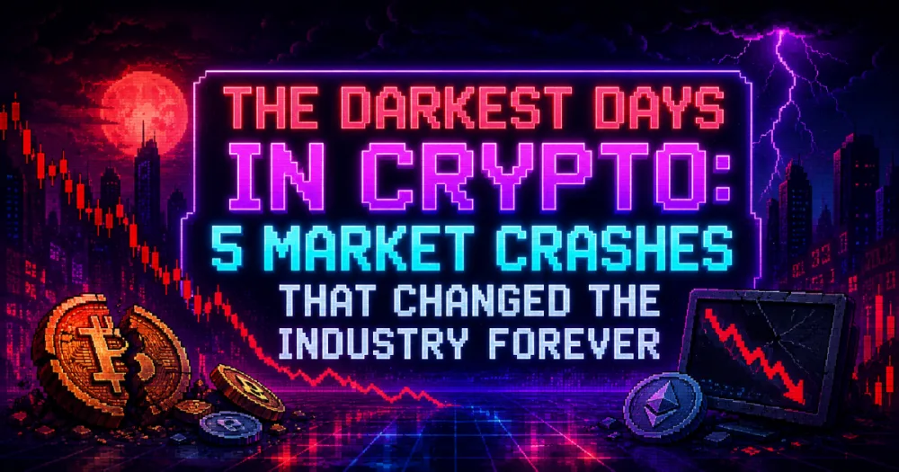 The Darkest Days in Crypto: 5 Market Crashes That Changed the Industry Forever
