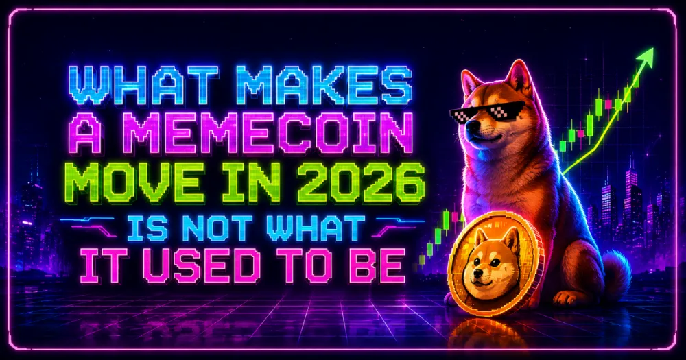 What Makes a Memecoin Move in 2026 Is Not What It Used to Be