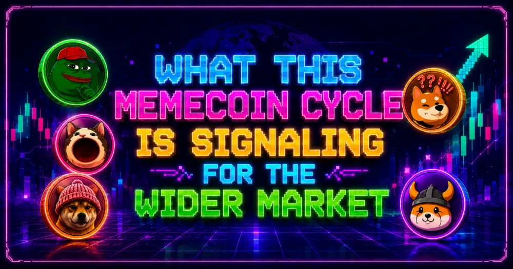 What This Memecoin Cycle Is Signaling for the Wider Market