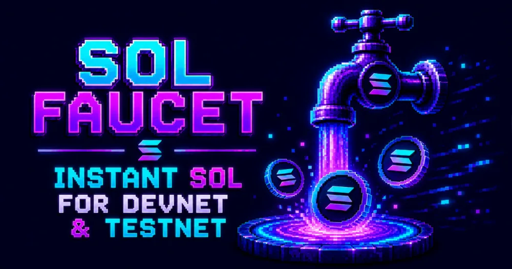 Sol Faucet — Instant SOL for Devnet & Testnet