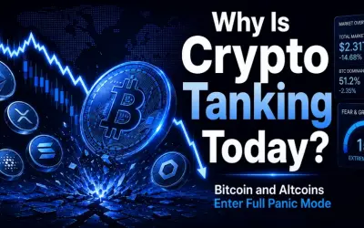 Why Is Crypto Tanking Today? Bitcoin and Altcoins Enter Full Panic Mode