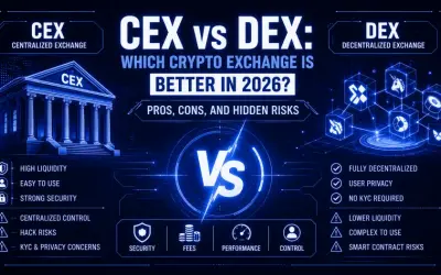 CEX vs DEX: Which Crypto Exchange Is Better in 2026? Pros, Cons, and Hidden Risks