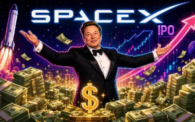 SpaceX Sets Record $75B IPO as Elon Musk Becomes First Trillionaire in History
