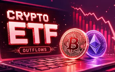 Bitcoin ETF Outflows Reach $4.4B: Bitcoin ETF Flows June 2026 Show Record Pressure