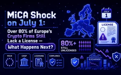MiCA Shock on July 1: Over 80% of Europe’s Crypto Firms Still Lack a License — What Happens Next?