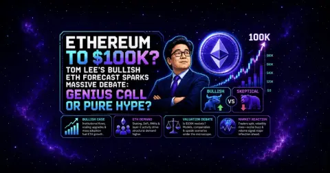 Ethereum to $100K? Tom Lee’s Bullish ETH Forecast Sparks Massive Debate: Genius Call or Pure Hype?