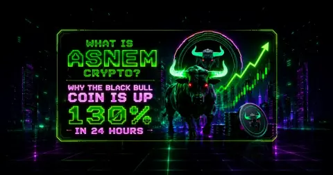 What Is ASNEM Crypto? Why The Black Bull Coin Is Up 130% in 24 Hours
