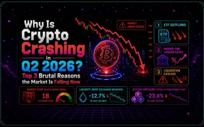 Why Is Crypto Crashing in Q2 2026? Top 3 Brutal Reasons the Market Is Falling Now