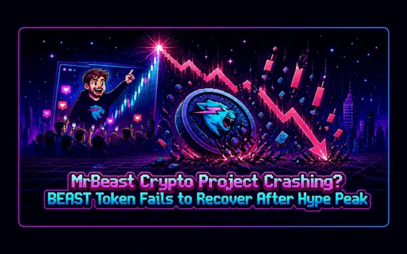 MrBeast Crypto Project Crashing? BEAST Token Fails to Recover After Hype Peak