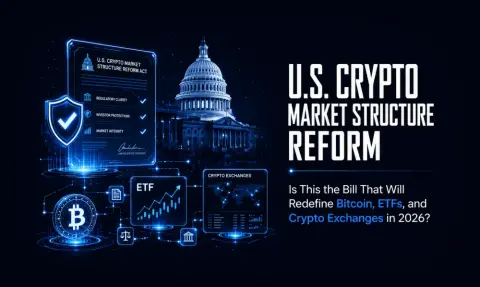 U.S. Crypto Market Structure Reform: Is This the Bill That Will Redefine Bitcoin, ETFs, and Crypto Exchanges in 2026?