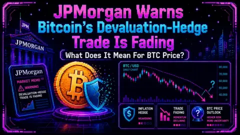 JPMorgan Warns Bitcoin’s Devaluation-Hedge Trade Is Fading — What Does It Mean For BTC Price?