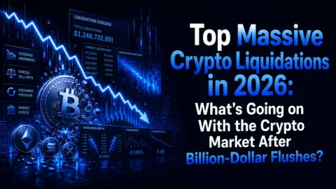 Top Massive Crypto Liquidations in 2026: What’s Going On with Crypto Market After Billion-Dollar Flushes?