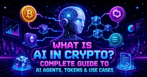 What is AI in Crypto? Complete Guide to AI Agents, Tokens & Use Cases