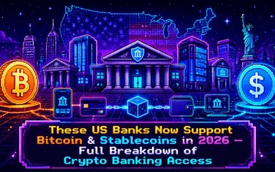 These US Banks Now Support Bitcoin & Stablecoins in 2026 — Full Breakdown of Crypto Banking Access