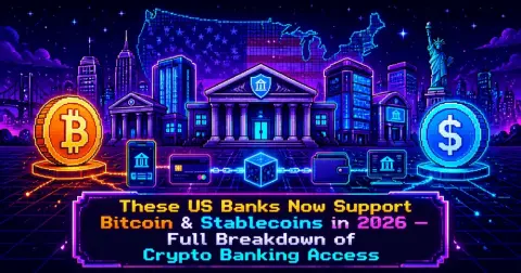 These US Banks Now Support Bitcoin & Stablecoins in 2026 — Full Breakdown of Crypto Banking Access