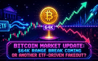 Bitcoin Market Update: $64K Range Break Coming or Another ETF-Driven Fakeout?