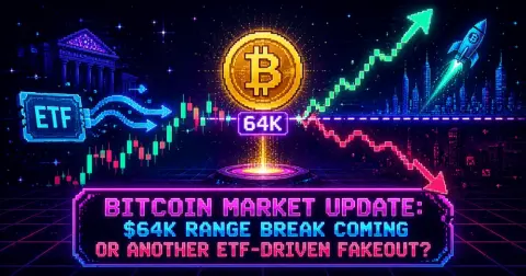 Bitcoin Market Update: $64K Range Break Coming or Another ETF-Driven Fakeout?