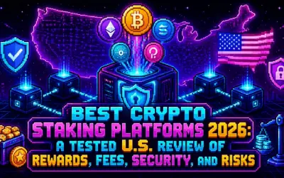 Best Crypto Staking Platforms 2026: A Tested U.S. Review of Rewards, Fees, Security, and Risks